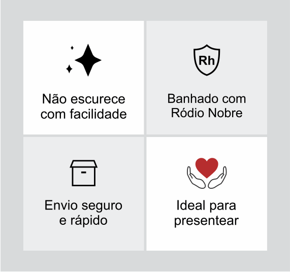 Vantagens dos brincos Delitta Jóias.